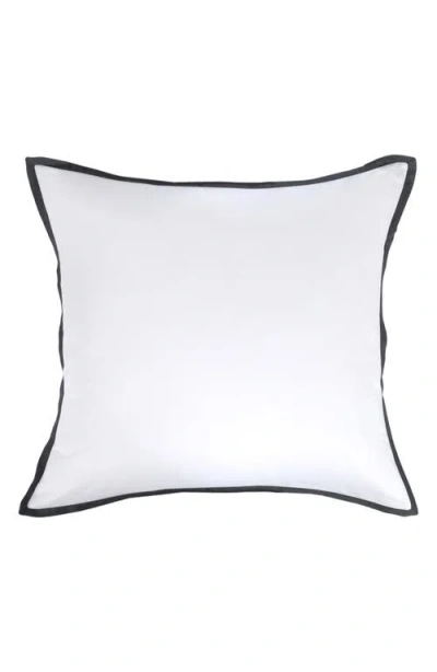 Pom Pom At Home Langston Sateen Euro Pillow Sham In Blue