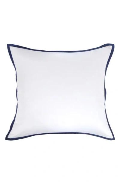 Pom Pom At Home Langston Sateen Euro Pillow Sham In Blue