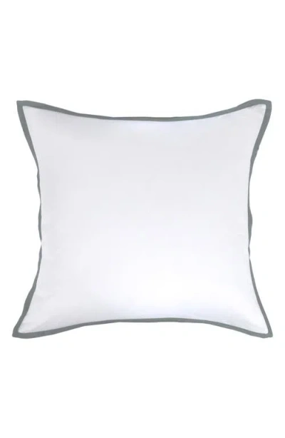 Pom Pom At Home Langston Sateen Euro Pillow Sham In Blue