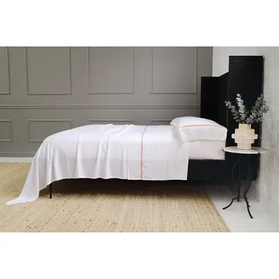 Pom Pom At Home Langston Sateen King Pillowcase, Pair In Pink