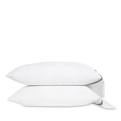 Pom Pom At Home Langston Sateen King Pillowcase, Pair In White