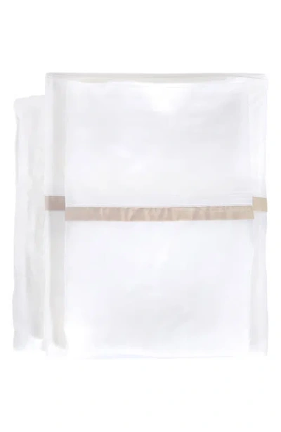 Pom Pom At Home Langston Sateen Sheet Set In White