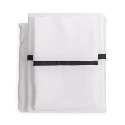 Pom Pom At Home Langston Sateen Sheet Set, Twin In White