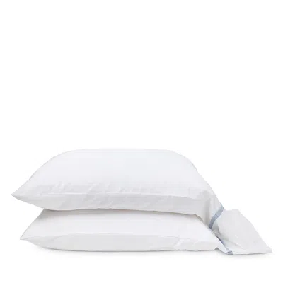 Pom Pom At Home Langston Sateen Standard Pillowcase, Pair In Blue