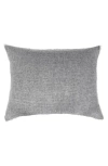Pom Pom At Home Large Logan Accent Pillow In Charcoal