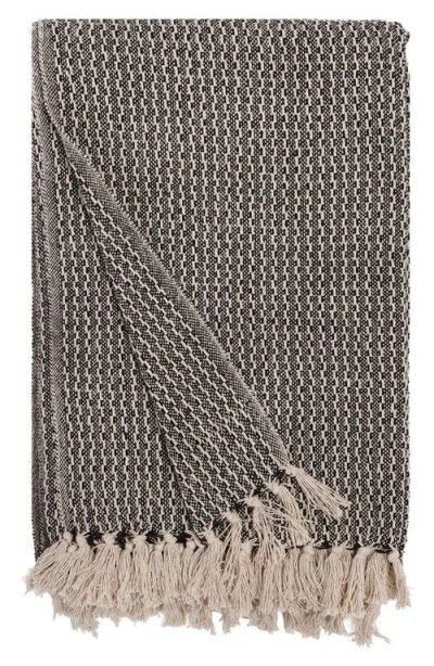 Pom Pom At Home Leon Oversize Throw Blanket In Brown