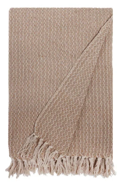 Pom Pom At Home Leon Oversize Throw Blanket In Brown