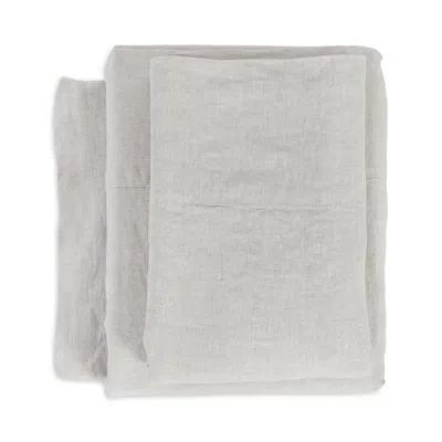 Pom Pom At Home Linen Sheet Set, Queen In Gray