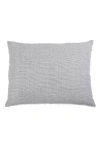 Pom Pom At Home Logan Linen Sham In Gray