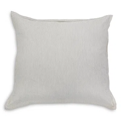 Pom Pom At Home Luke Cotton Striped Euro Sham In Gray