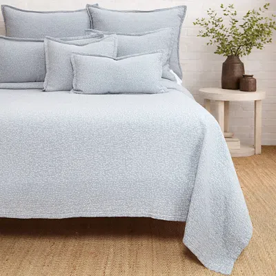 Pom Pom At Home Malibu Matelasse Blanket, Queen In Blue