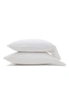 Pom Pom At Home Set Of 2 Mateo 300 Thread Count Pillowcases In White