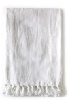 Pom Pom At Home Montauk Throw Blanket In White