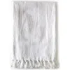 Pom Pom At Home Montauk Blanket In White