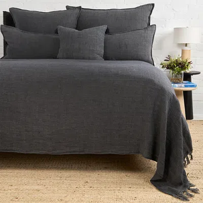 Pom Pom At Home Montauk Linen Decorative Pillow, 20 In Gray
