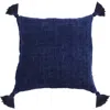 Pom Pom At Home Montauk Tassel Accent Pillow In Indigo