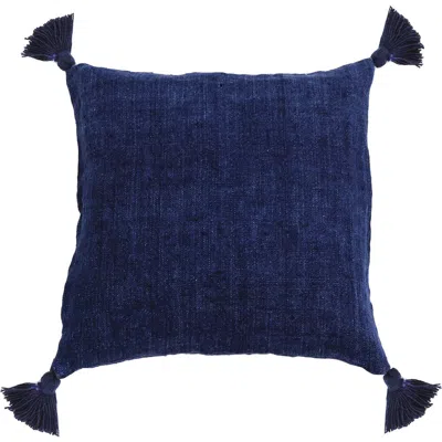 Pom Pom At Home Montauk Tassel Accent Pillow In Indigo