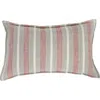 Pom Pom At Home Montecito Striped Rectangular Pillow In Terra Cotta/natural