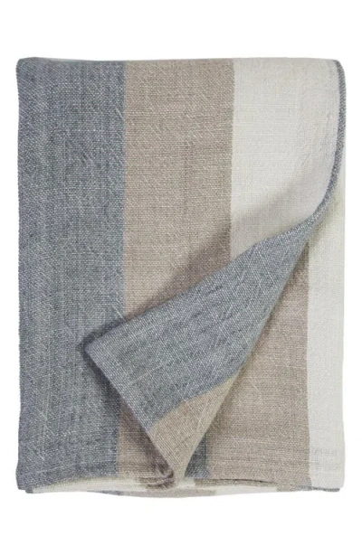 Pom Pom At Home Monterey Linen Blanket In Multi