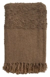 Pom Pom At Home Murphy Oversize Bouclé Throw Blanket In Brown