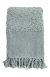 Pom Pom At Home Murphy Oversize Bouclé Throw Blanket In Green