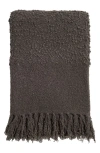 Pom Pom At Home Murphy Oversize Bouclé Throw Blanket In Green