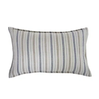 Pom Pom At Home Naples Linen Pillow Cover & Insert In Ocean,natural