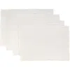 Pom Pom At Home Oakville Set Of 4 Placemats In White