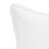 Pom Pom At Home Owen Quilted Linen Pillow Sham In White