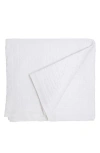 Pom Pom At Home Owen Quilted Linen Coverlet In White