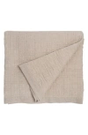 Pom Pom At Home Owen Quilted Linen Pillow Sham In Flax