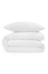 Pom Pom At Home Parker Cotton Sateen Duvet Set In White