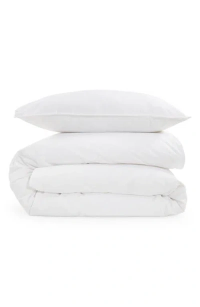 Pom Pom At Home Parker Cotton Sateen Duvet Set In White