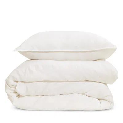 Pom Pom At Home Parker Linen Duvet Set, Twin/twin Xl In Neutral