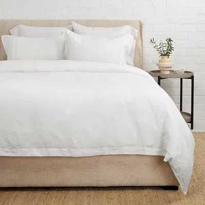 Pom Pom At Home Parker Linen Euro Sham In White