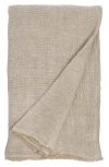 Pom Pom At Home River Oversize Linen Throw Blanket In Brown