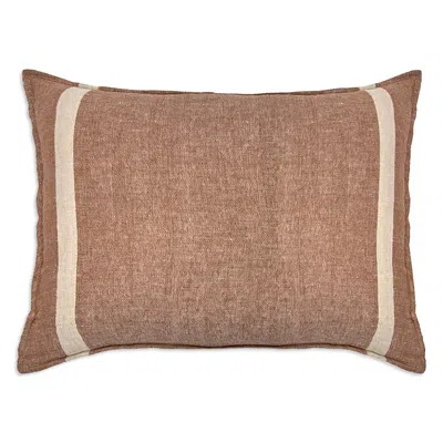 Pom Pom At Home Rory Linen Big Pillow, 28 X 36 In Brown