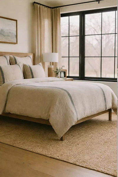 Pom Pom At Home Rory Linen Duvet Cover In Neutral