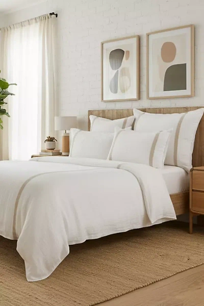 Pom Pom At Home Rory Linen Duvet Cover In Neutral