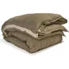 Pom Pom At Home Rory Linen Duvet Cover In Green