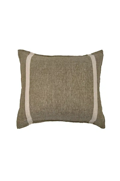 Pom Pom At Home Rory Linen Euro Sham In Green