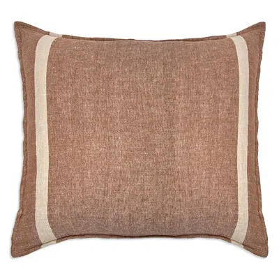 Pom Pom At Home Rory Linen Euro Sham, 26 X 26 In Brown