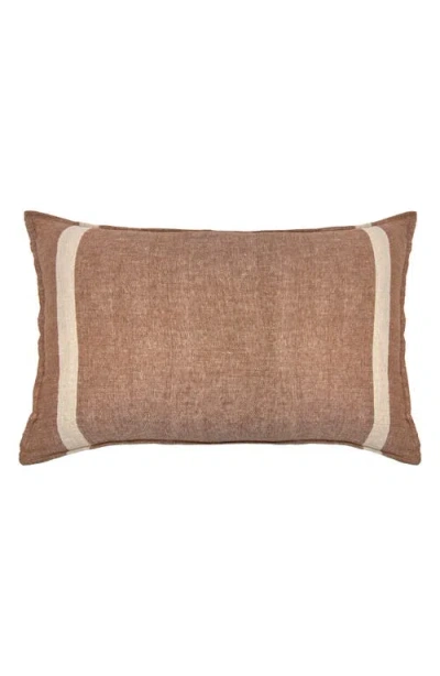 Pom Pom At Home Rory Linen Sham In Brown