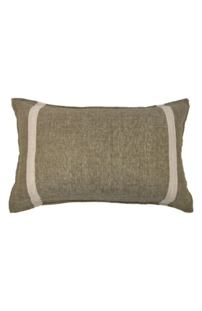 Pom Pom At Home Rory Linen Sham In Green