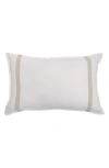 Pom Pom At Home Rory Linen Sham In White