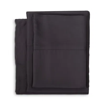 Pom Pom At Home Sateen King Pillowcase Set In Black