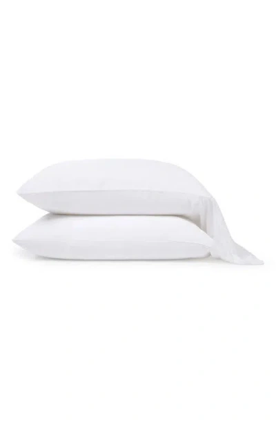 Pom Pom At Home Set Of 2 Sateen Pillowcases In White