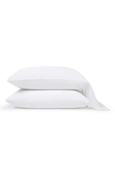 Pom Pom At Home Set Of 2 Sateen Pillowcases In White