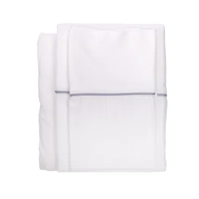 Pom Pom At Home Sheena Rayon Sateen Sheet Set In French Blue