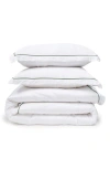 Pom Pom At Home Sheena Sateen Duvet & Shams Set In Green